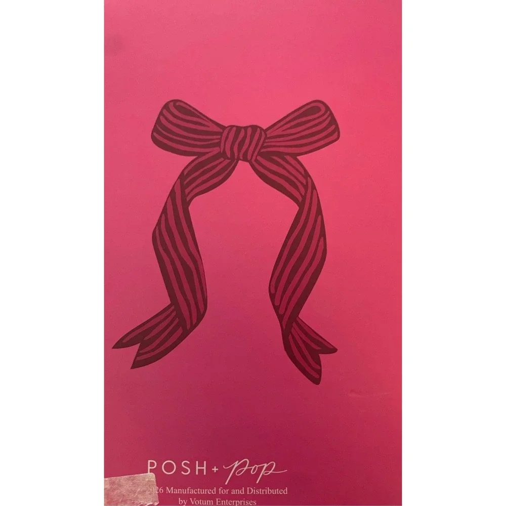 Find Joy In Everyday Pink Bow Notebook and Multi-Color Pen Journal Coquette